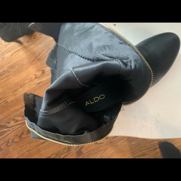 NWOT Aldo Leather like Over the Knee Boots - Picture 4 of 9